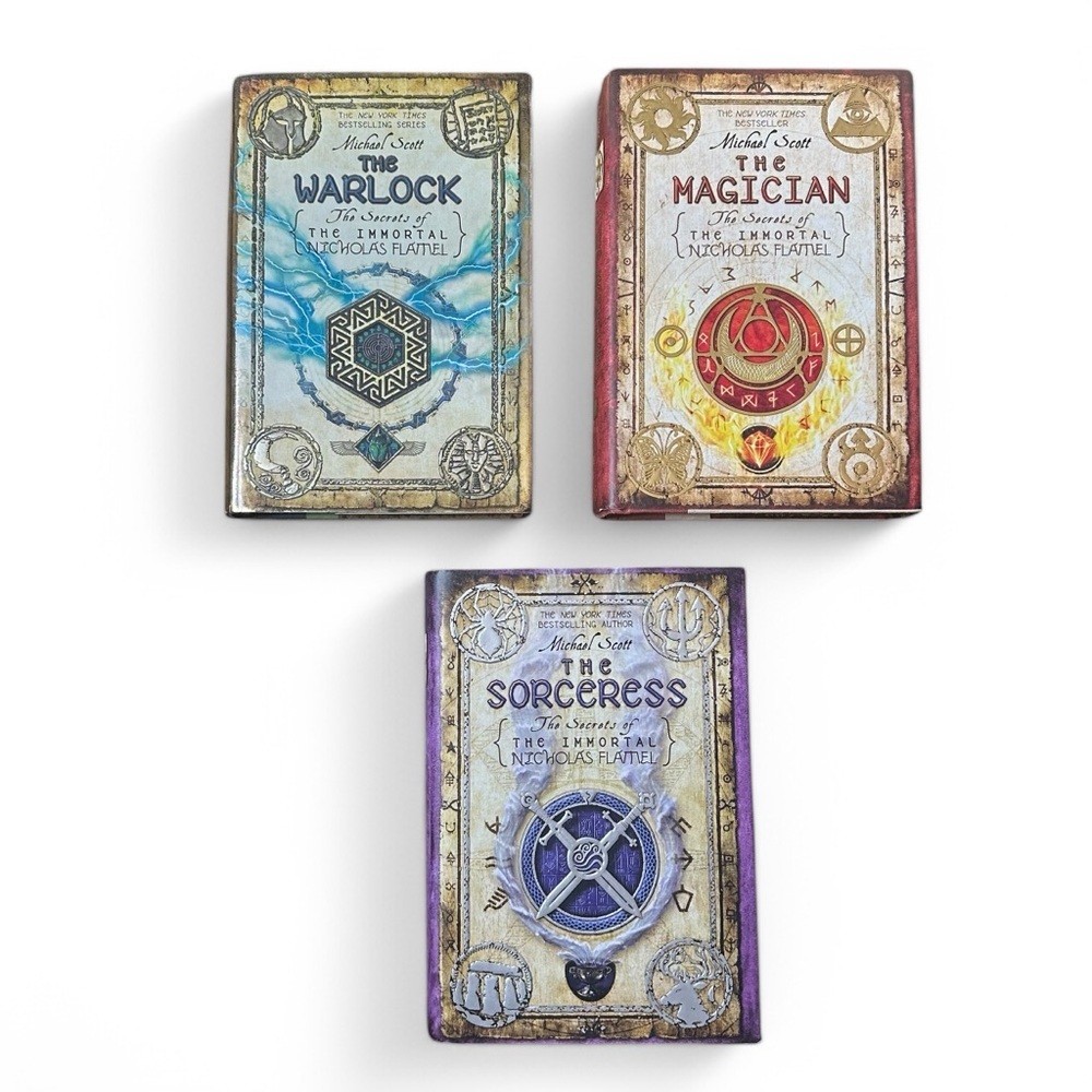 Complete Nicholas Flamel Series | Warlock, Magician, Sorceress